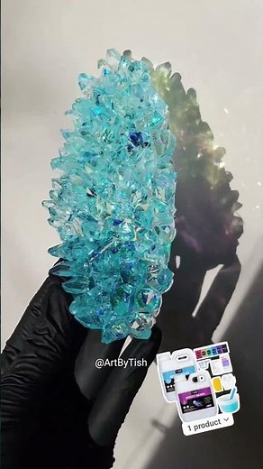 resin crystal cluster