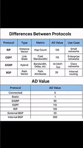 Difference Between RIP, OSPF, EIGRP, and BGP | Routing Protocols Explained | Network Educative