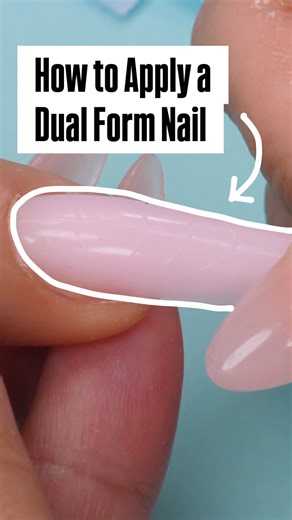 Apply your finished dual form with product to the nail slowly, evenly and firmly, checking both sides to make sure it’s even SHOP NEW YEAR SALE👇🏼🌟🛒 30%- 40% off select products at nailcareer.com Watch full in depth nail tutorials on YouTube: nailcareereducation 🎓 #nailcareereducation #nailtech #diynails #nailtutorial #beginnernailtech Nails - Nail tech - Nail technician - Nail design - Nail education - DIY nails - Beginner nail tech - Fake nails - Nail tutorial - Acrylic nails - Gel nails -