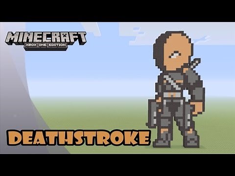 Minecraft: Pixel Art Tutorial and Showcase: DEATHSTROKE
