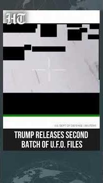 Pentagon Releases 2nd Batch of UFO Files After Trump’s Order #shorts