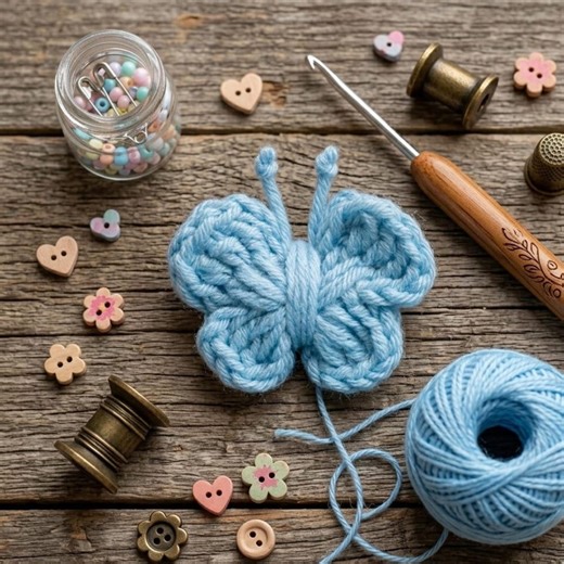 Crochet Butterfly Pattern Pdf , Amigurumi Butterfly Keychain , Butterfly Applique , Gift for Her , Bag Charm, Photo Guide, Beginner Friendly - Etsy