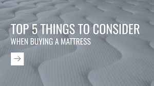 What is important to YOU when buying a new mattress? Read more...