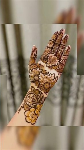 front hand mahendi design