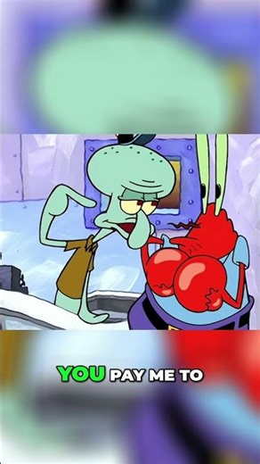 Squidward Hates Employee Brotherhood Day at Krusty Krab! LOL #shorts