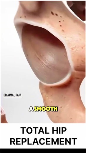 Total Hip replacement understand in 3D animation