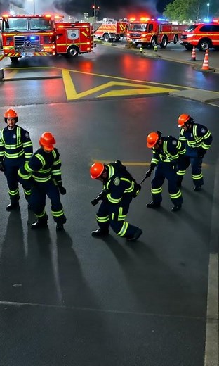 🇸🇬👩‍🚒 Singapore Firefighter Joins Viral Dance Trend | Funny Firefighter Series 2025