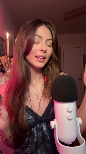 ASMR Face Brushing with Dual Microphone Covers