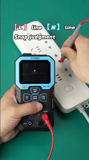 FNIRSI DMT-99 NCV and live wire How to quickly determine the live wire and the neutral wire？#fnirsi