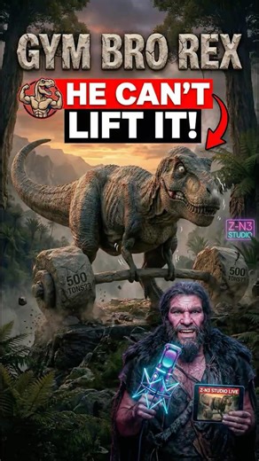 T Rex Gym Fail The Problem With Tiny Arms! #gym #armartprojecthub #wildlife