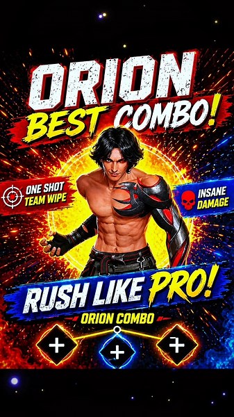 Secret Orion Character Combo😱 ff rusher character combo #ꜱʜᴏʀᴛꜱ#ᴛʀᴇɴᴅɪɴɢ #ꜰʀᴇᴇꜰɪʀᴇ