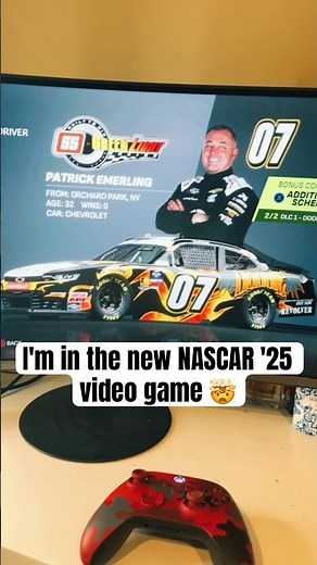 I can't believe I'm in the new NASCAR '25 Gold Edition video game 🤯 #explore #trending #nascar