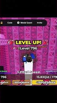 Can I reach MAX SPEED in +1 Speed Keyboard Escape! 🚀 #roblox #shorts