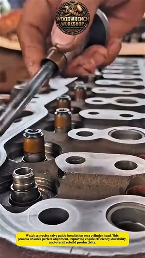 Precision Valve Guide Installation – Satisfying Engine Rebuild Process