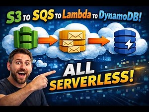 Architecting Solutions on AWS Part - 1 | A Practical Approach | Obj S3 to SQS to Lambda to DynamoDB