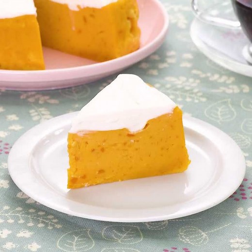 お手軽スイーツ♪ レンジでかぼちゃチーズケーキのレシピ動画・作り方 | デリッシュキッチン