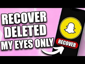 How to Recover Deleted Videos/Photos From Snapchat "My Eyes Only" (2024)
