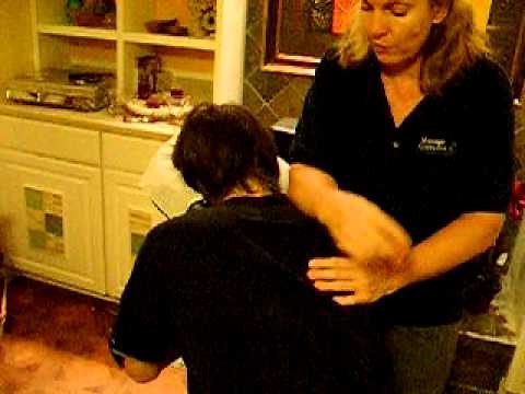 5 minute chair massage techniques