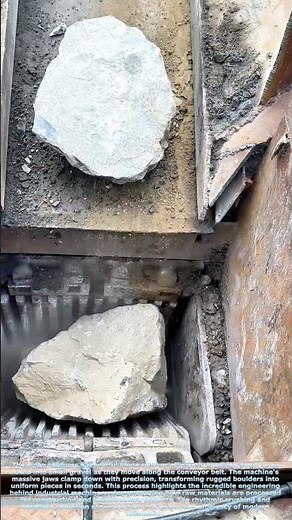 Stone Crusher in Action: How Rocks Turn Into Gravel in Seconds