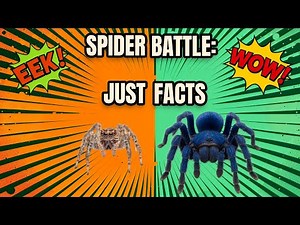 The Smallest and the Largest Spider in the World