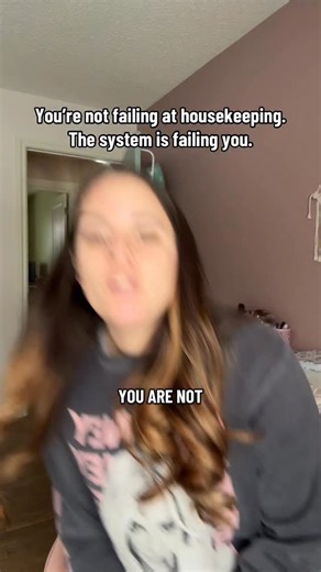 Jessica G | House Reset Girl🧼 on Instagram: "A lot of moms believe they are failing at housekeeping. In reality, most cleaning advice is not built for overstimulated, exhausted brains 😮‍💨 Struggling does not mean you are doing something wrong. It usually means the system you were taught does not work for the season you are in."