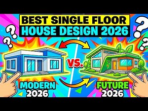 Best Single Floor House Design Trends 2026 #housedesign #architecture #homedecor