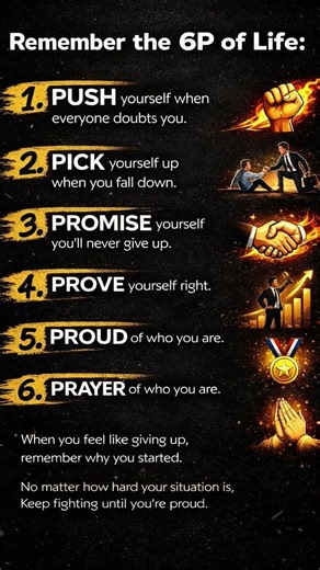 Remember the 6P of Life – Powerful Motivation to Never Give Up #usa #mindgrowth