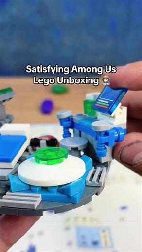Satisfying Among Us Series Lego Kit ASMR 👽🤤 #amongus #diywithblock #asmrvideo #lego