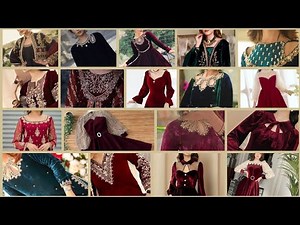 Elegant Partywear Velvet Dress Designs 2024 | Luxurious Velvet Gowns for Special Occasions