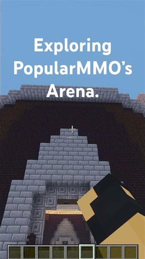 I Explored PopularMMOs’ Challenge Games Arena… #minecraft #gaming #popularmmos #shorts #mcyt