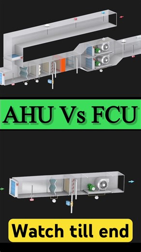AHU & FCU #airhandlingunit #fancoil #chiller #hvac