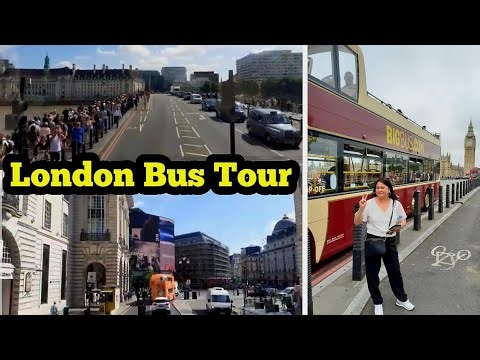 Hop On Hop Off London Bus Tour / Red Line /England UK Travel