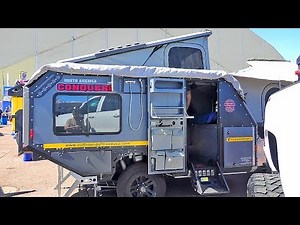 CONQUEROR OFFROAD CAMPER TRAILERS w/ NO WOOD! - A Quick Walk Through
