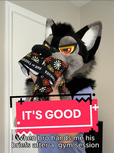 Yes bro, IT IS GOOD. New suit also :3 #furry #furryfandom #furriesoftiktok #fursuit #fursuiter