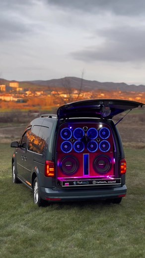 Caddy Bagaj Ses Sistemi ve VW Caddy Modifiye - Ses Sistemi Beyaz