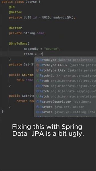 Fixing the N+1 Query problem in #springboot