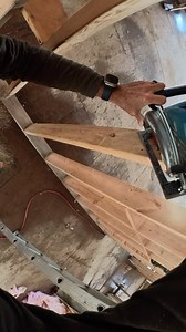 Some times straightening studs doesn’t go according to plan. Cracked it right to the bottom aka to the garbage it goes. So do you bother straightening or just replace? #framerproblems #framerlife #framing #framersareadyingbreed #construction #carpentry | Canadian Carpenter