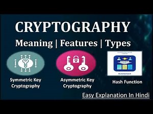 Cryptography & Network Security | Meaning | Types | Encryption| Decryption | Hash Function (Hindi)