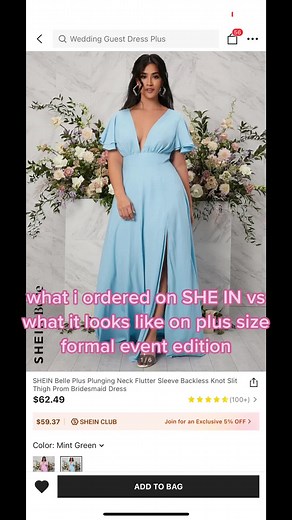 Plus Size Formal Dress Review: Shein Gown Try-On