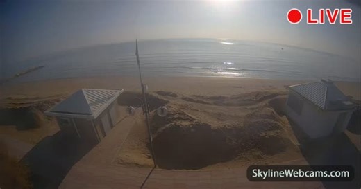 【LIVE】 实况摄像头 Jesolo - 绿色海滩 | SkylineWebcams