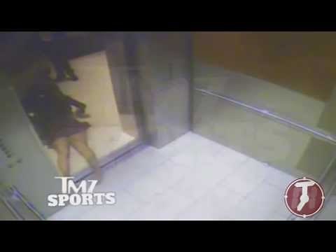 NFL star Ray Rice punching his girlfriend Janay Palmer in an elevator || Exclusive video ||