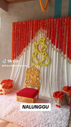 Nalunggu Ceremony Decorations in Puchong and Klang