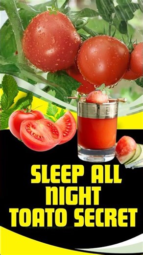 Sleep All Night Without Waking Up | Secret Tomato Trick