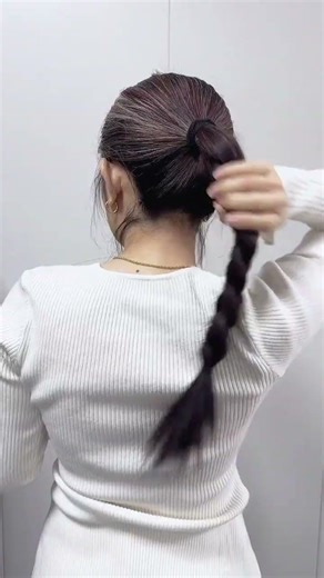 Simple and elegant flower bud low updo this Spring Festival no loose hair#Hairstyle