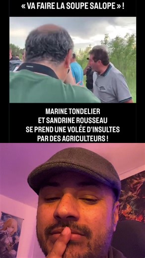 Sandrine, Rousseau et marine tondelier se prennent un bain de foule, chez nos vaillants agriculteurs On peut dire que ça vraiment pas matcher entre 😂😂😂 #france🇫🇷 #politique #debat #patriote #humour
