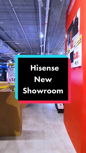Check out the NEW Hisense Showroom at COURTS MEGASTORE! #courtssgtiktok