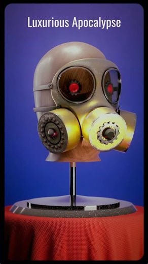 These Vintage Gas Masks Are Absolutely Stunning #design #apocalyptic #shorts