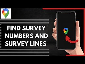 How To Find Survey Numbers And Survey Lines In Google Maps