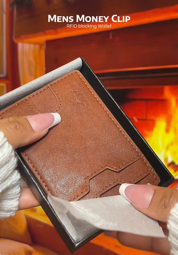 RFID Blocking Money Clip Wallet for Men