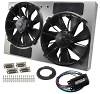 Derale 66836: High-Output Dual Fan Assembly With PWM Controller - JEGS